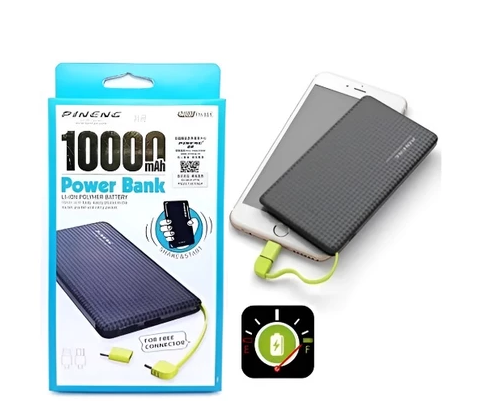 Power Bank Universal 10.000 Mah Carregador Celular Compatível Android e IPhone